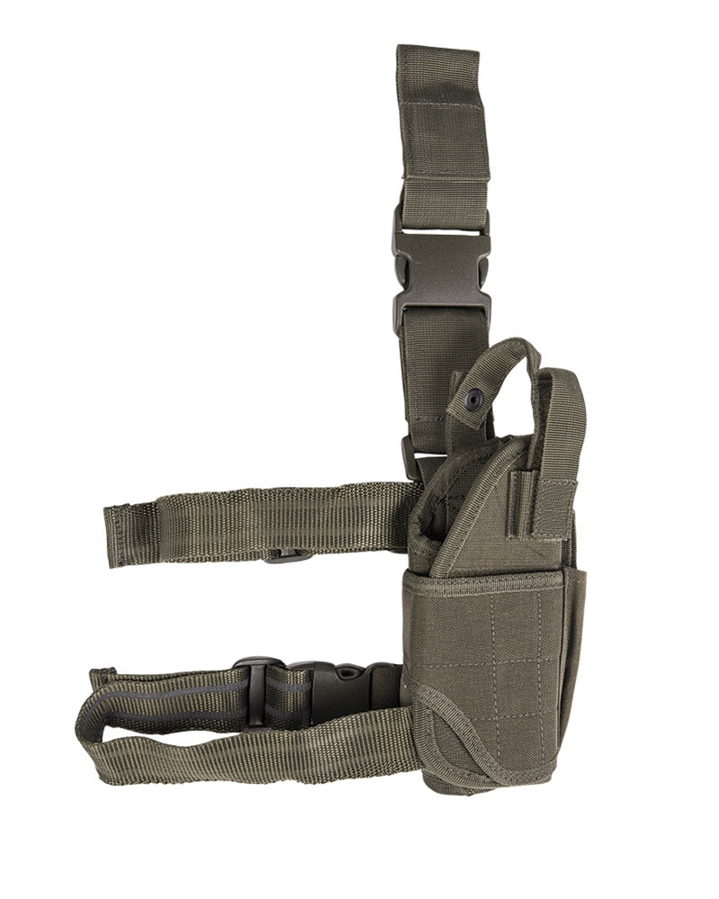 Oberschenkelholster Universal oliv – Einstellbar, Komfortabel, Airsoft