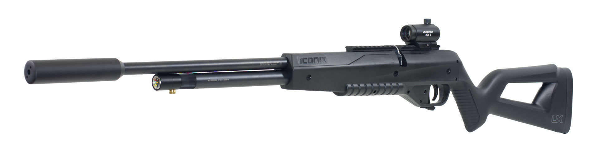 UX Iconix Pressluftgewehr 4,5mm Diabolo Leuchtpunkt-Zielgerät SET
