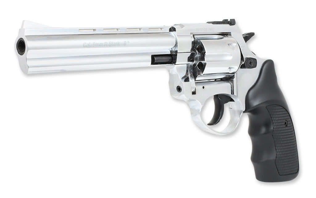 Zoraki R1 Schreckschuss Revolver verchromt 6" Zoll Lauflänge Kaliber 9mm RK