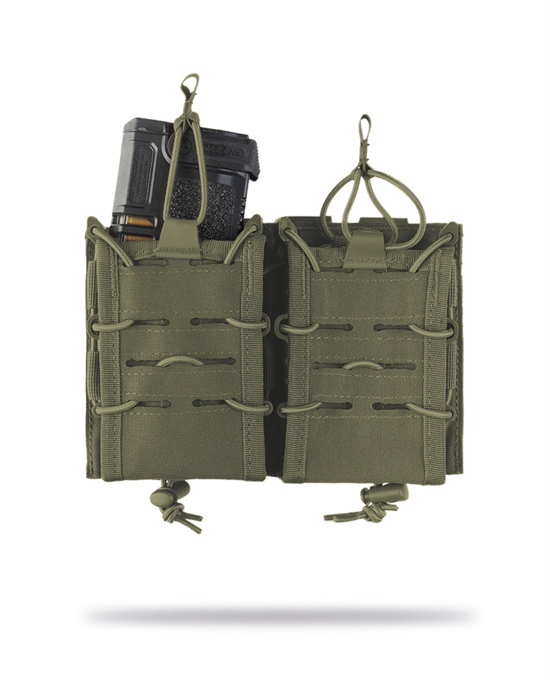 Magazintasche Open Top Flex Double – Airsoft, Taktische Weste, Flexibel
