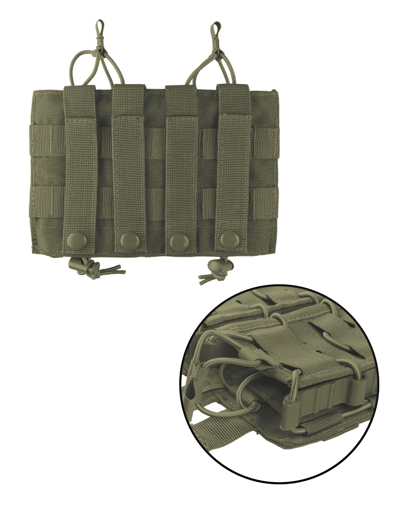 Magazintasche Open Top Flex Double – Airsoft, Taktische Weste, Flexibel