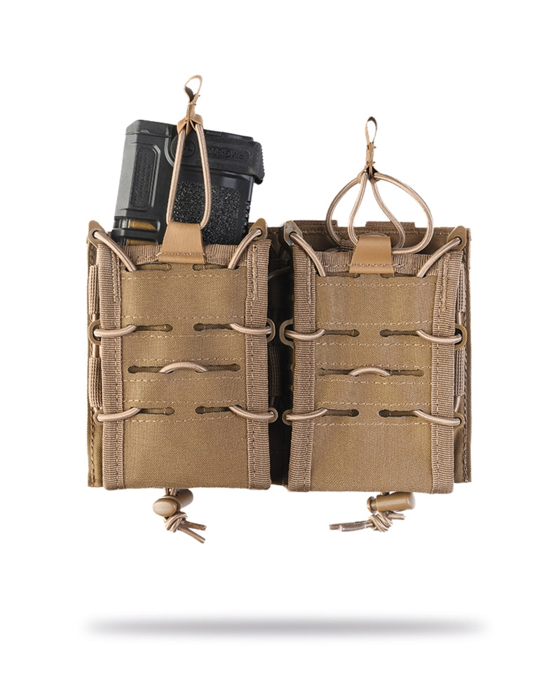 Magazintasche Open Top Flex Double – Airsoft, Taktische Weste, Flexibel