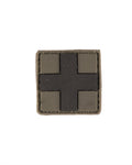 PATCH 3D FIRST AID PVC Klett SM oliv