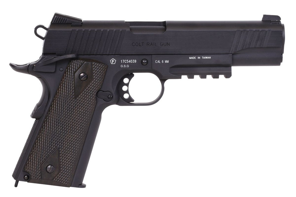 COLT 1911 Railgun CO2 Blowback Airsoftpistole 6mm BB