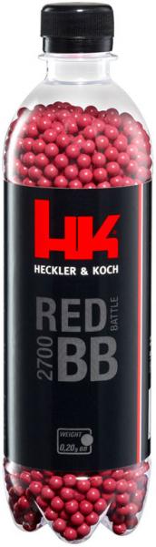 2700 Heckler & Koch RED BATTLE BBs 6mm 0,25g Airsoft 