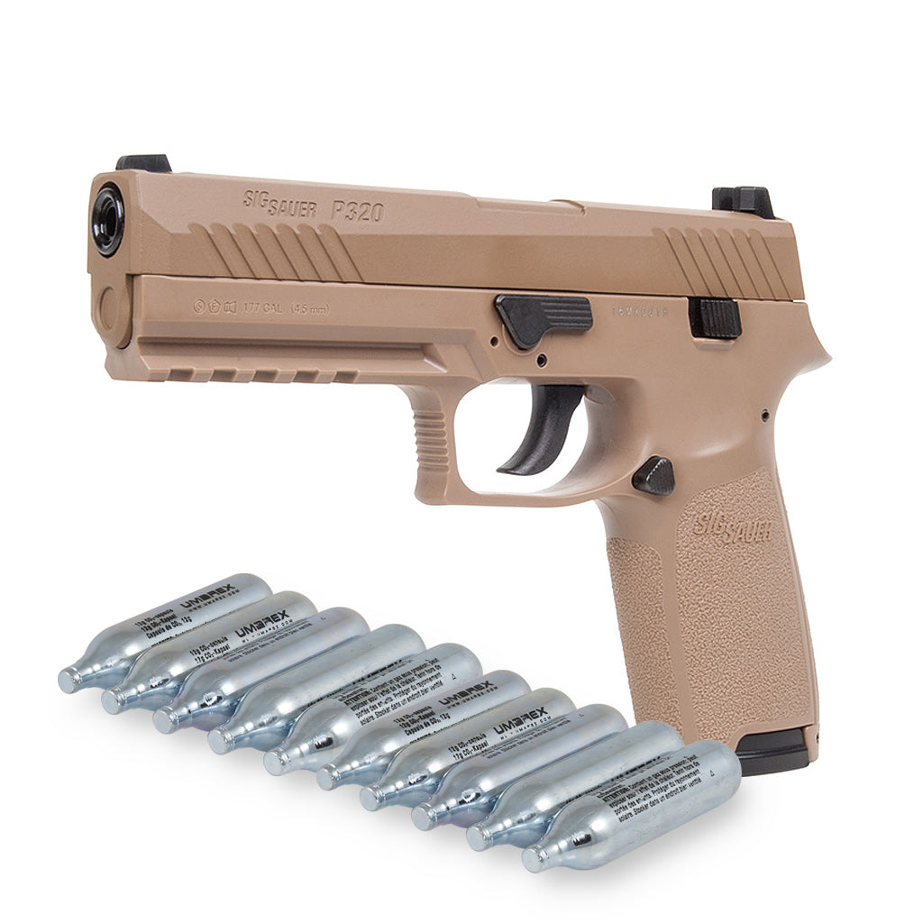 Sig Sauer P320 4,5mm CO2 Pistole Coyote Tan