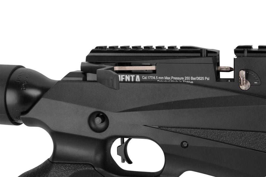Reximex Tormenta schwarz – PCP Pressluftgewehr 4,5 mm Diabolo