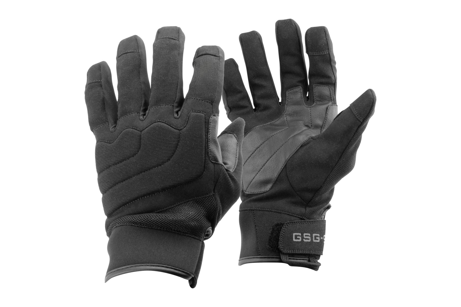 GSG-9 CR2 TS Schießhandschuhe mit Leder | Taktische Einsatzhandschuhe mit ARMORTEX® Schnittschutz