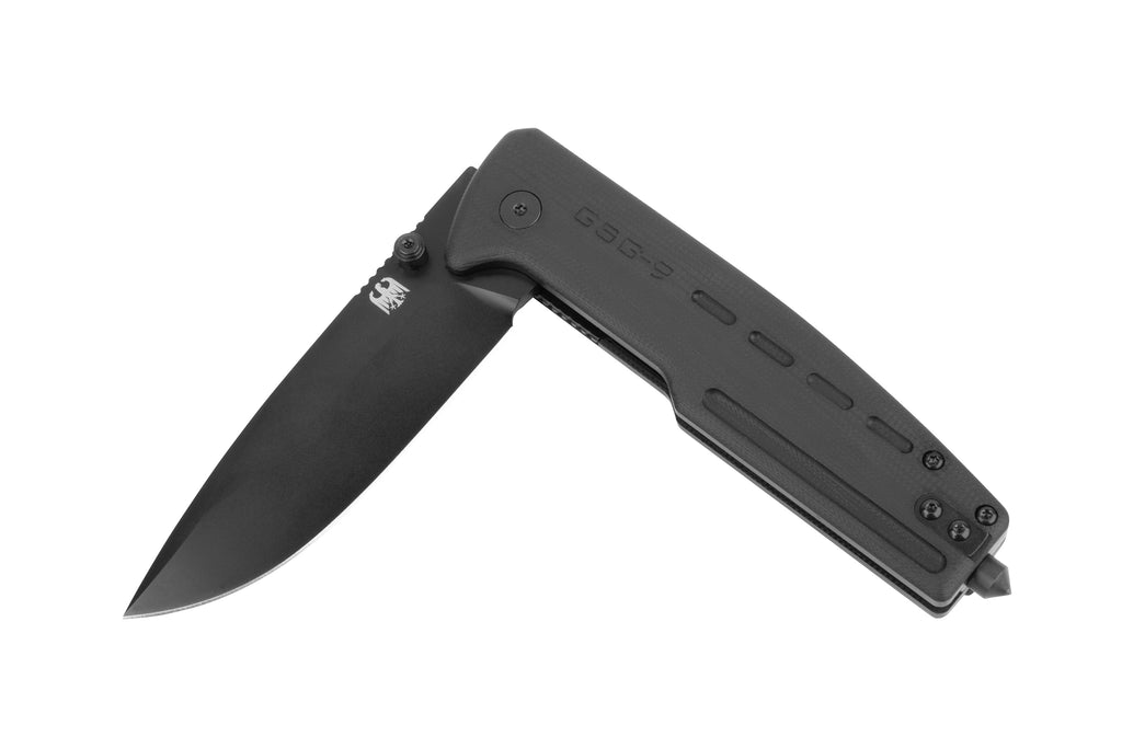 GSG-9 Klappmesser EM1 | Glatte Klinge | Glasbrecher