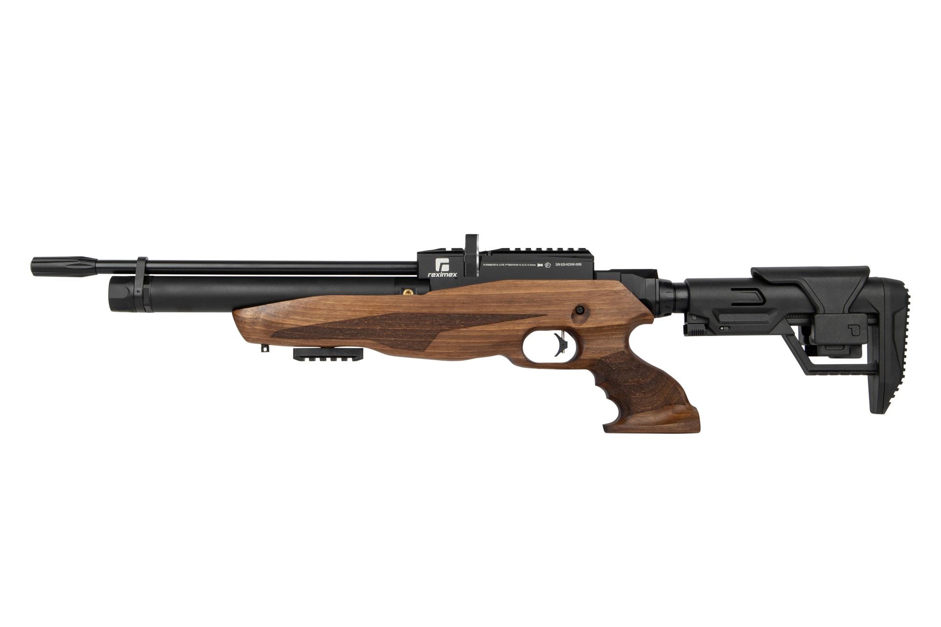 Reximex Tormenta Wood Lite – PCP Pressluftgewehr 4,5 mm Diabolo mit Walnussholzschaft