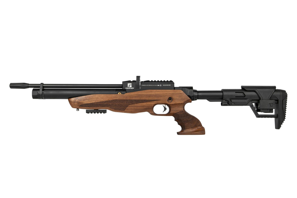 Reximex Tormenta Wood Lite – PCP Pressluftgewehr 4,5 mm Diabolo mit Walnussholzschaft