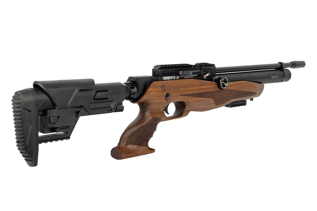 Reximex Tormenta Wood Lite – PCP Pressluftgewehr 4,5 mm Diabolo mit Walnussholzschaft