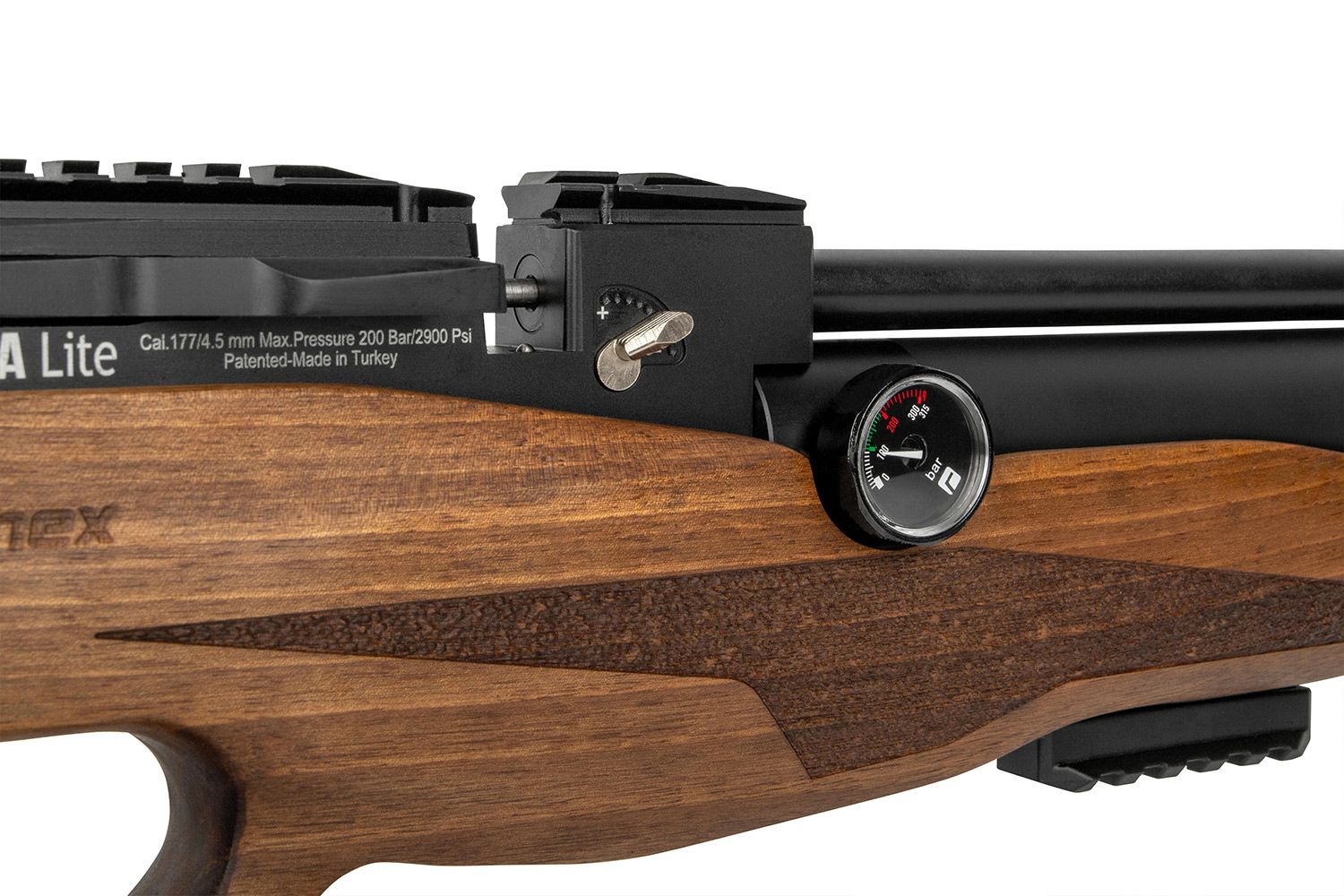 Reximex Tormenta Wood Lite – PCP Pressluftgewehr 4,5 mm Diabolo mit Walnussholzschaft