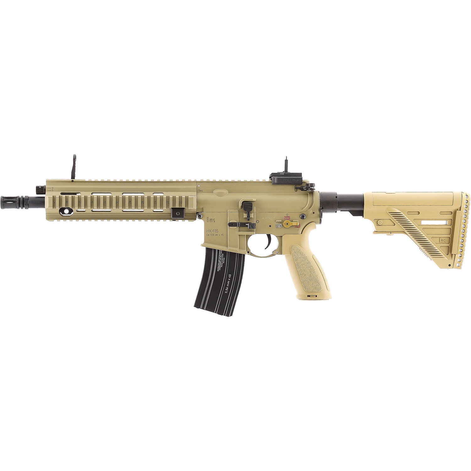 Heckler & Koch HK416 A5 Sportsline EyeTrace S-AEG – 6 mm BB Airsoftgewehr mit integriertem Tracer - grünbraun