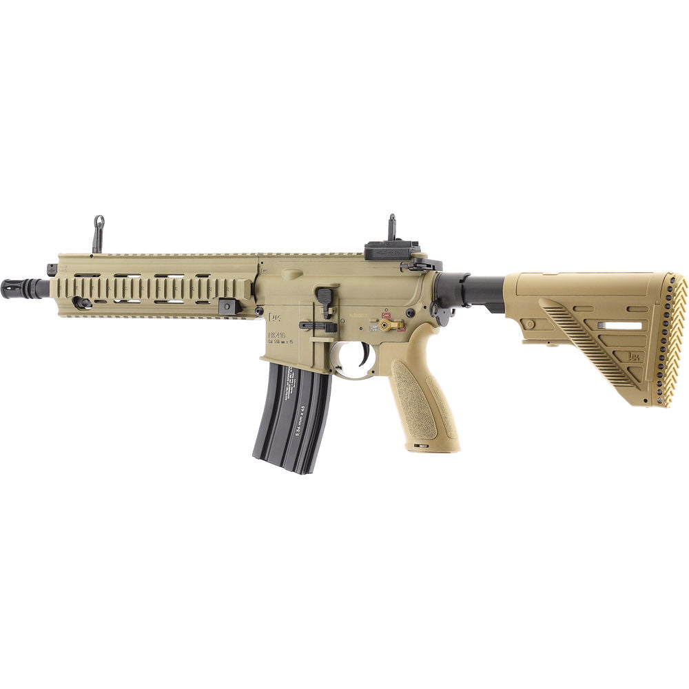 Heckler & Koch HK416 A5 Sportsline EyeTrace S-AEG – 6 mm BB Airsoftgewehr mit integriertem Tracer - grünbraun