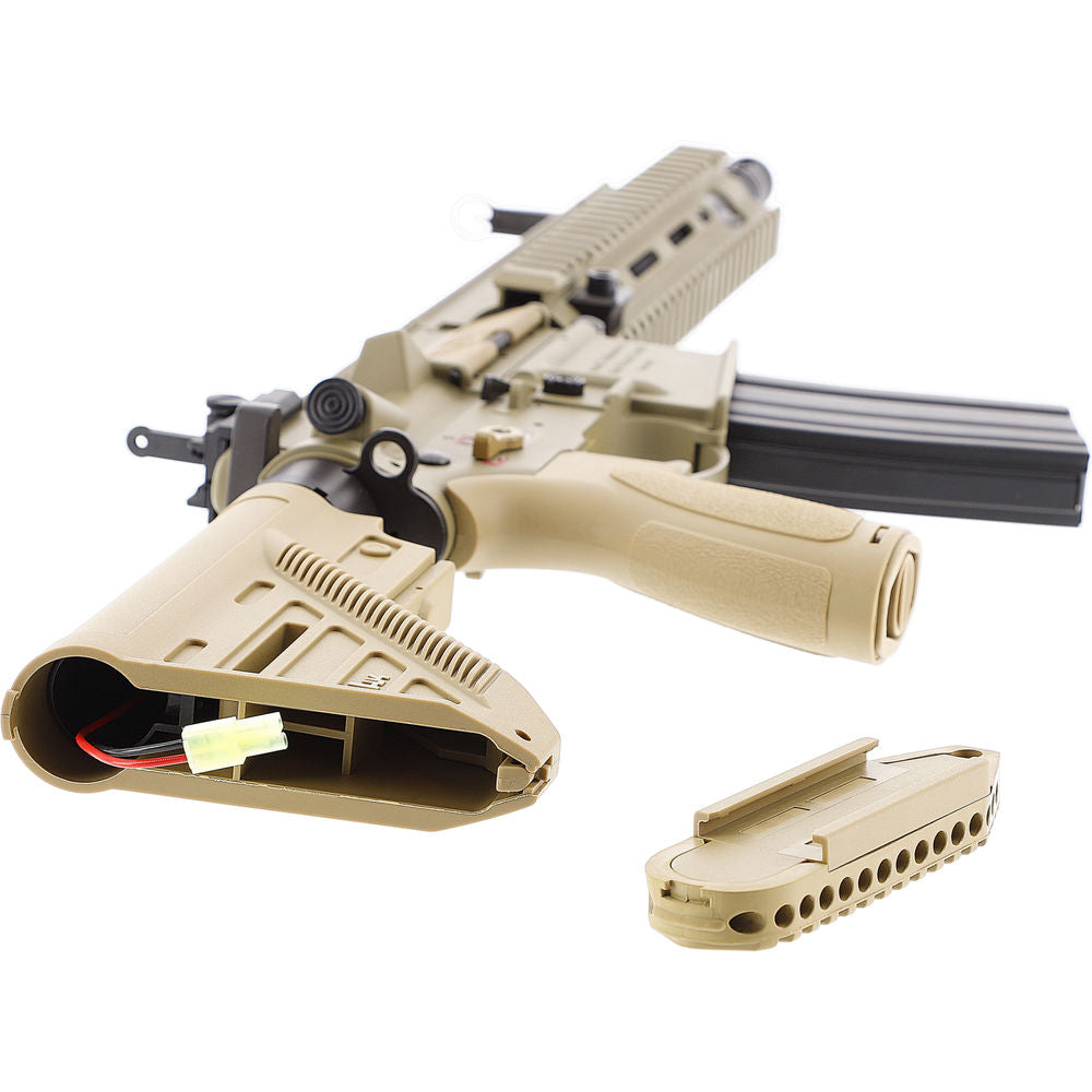 Heckler & Koch HK416 A5 Sportsline EyeTrace S-AEG – 6 mm BB Airsoftgewehr mit integriertem Tracer - grünbraun