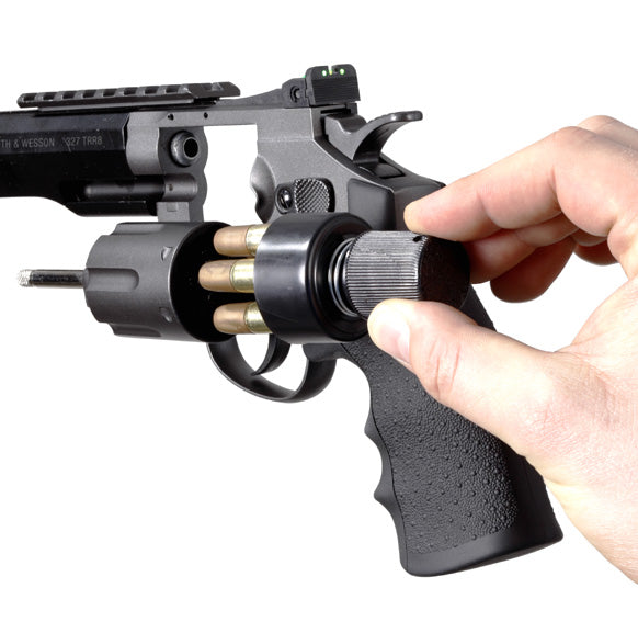 Dan Wesson 6" Stainless Look CO2 Revolver 4,5mm Sparset +10