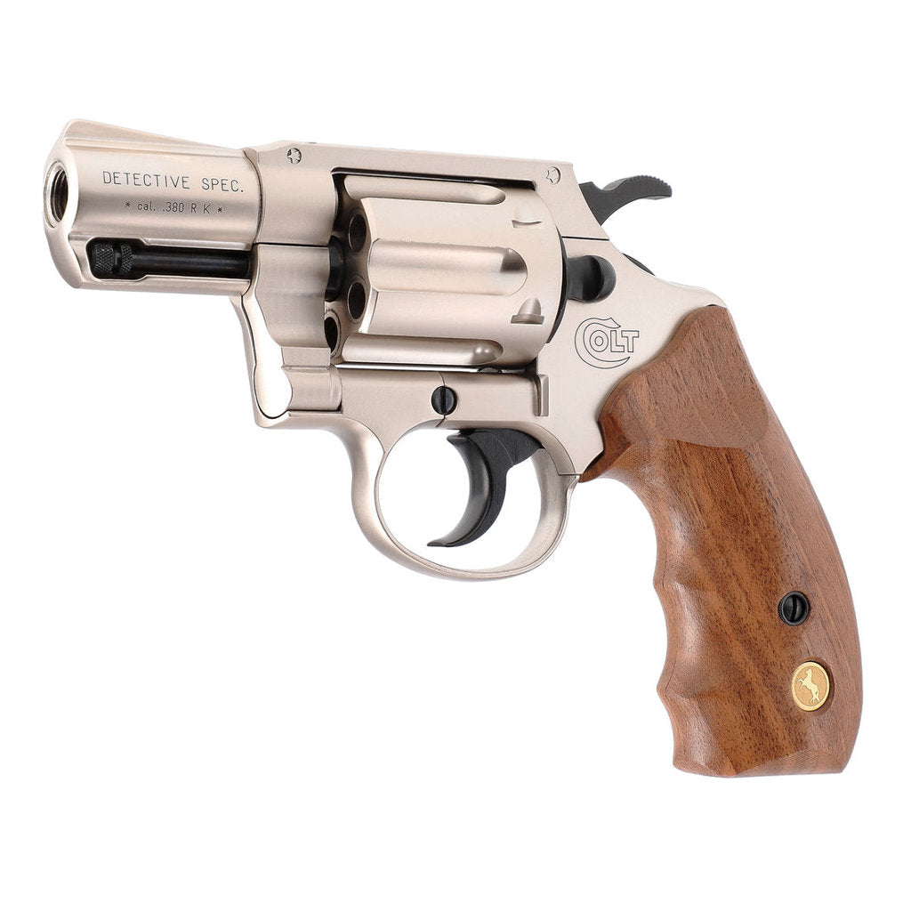 Colt Detective Special Nickel / Holz 9mm RK 