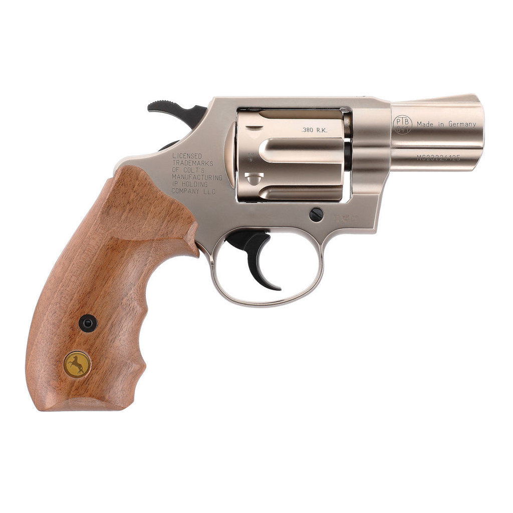 Colt Detective Special Nickel / Holz 9mm RK 
