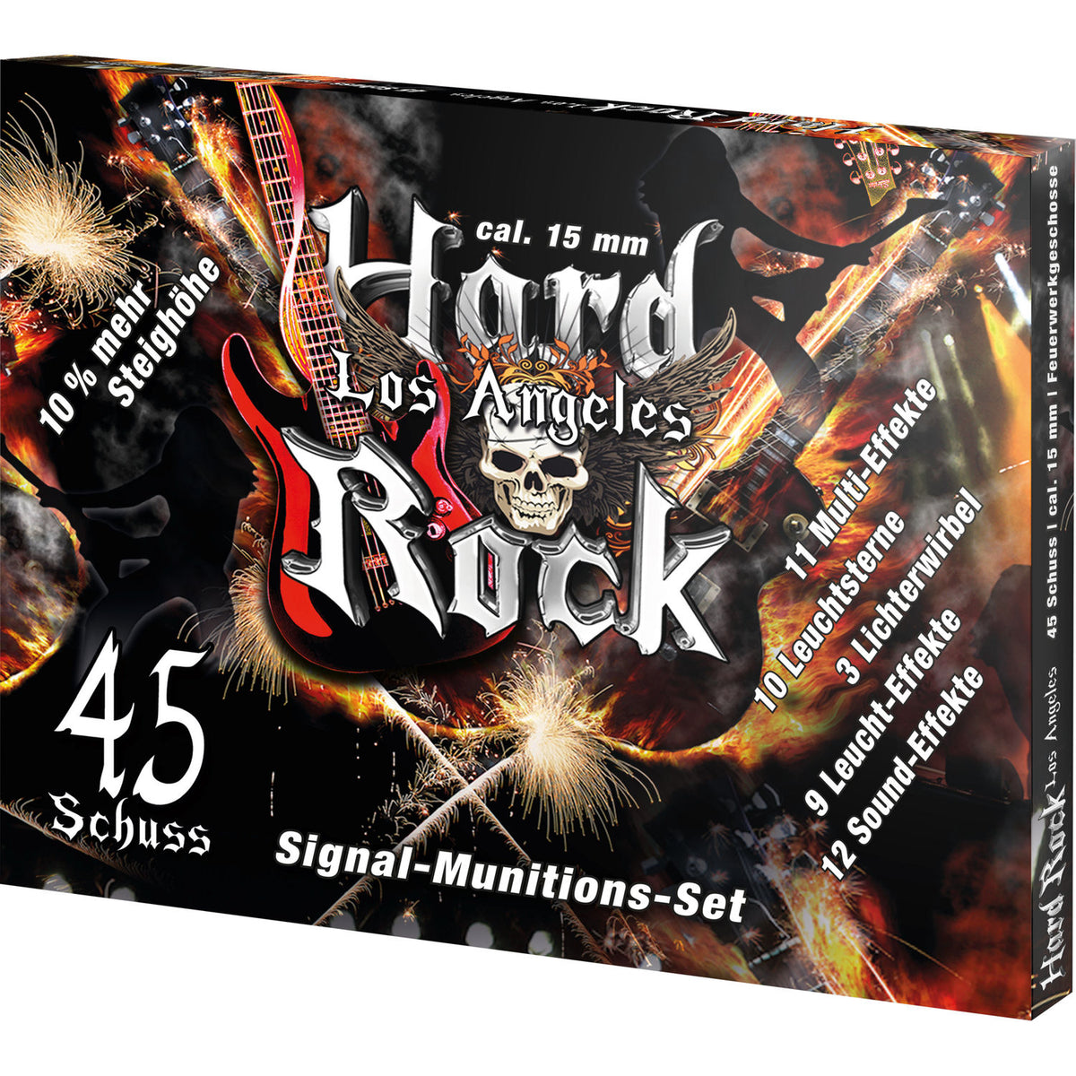 Hard Rock Los Angeles Pyro Sortiment 45 tlg. Weco Feuerwerk für Schreckschuss
