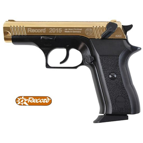 Record Mod. 2015 bicolor gold / brüniert Schreckschusspistole 9mm PAK