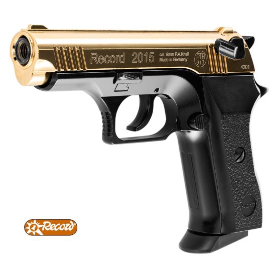 Record Mod. 2015 bicolor gold / brüniert Schreckschusspistole 9mm PAK
