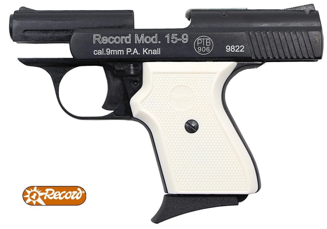 Record Mod. 15-9 Snowflake Schreckschusspistole 9 mm PAK, brüniert
