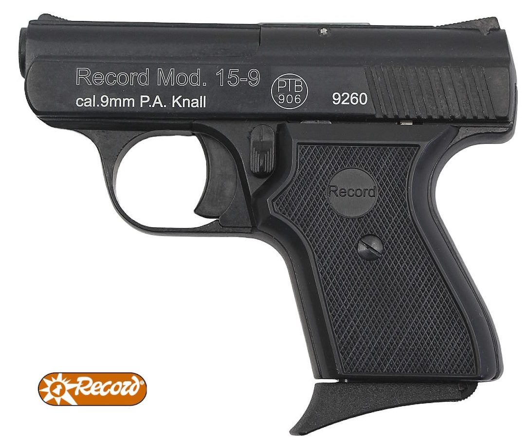 Record Mod. 15-9 Schreckschusspistole 9mm PAK brüniert