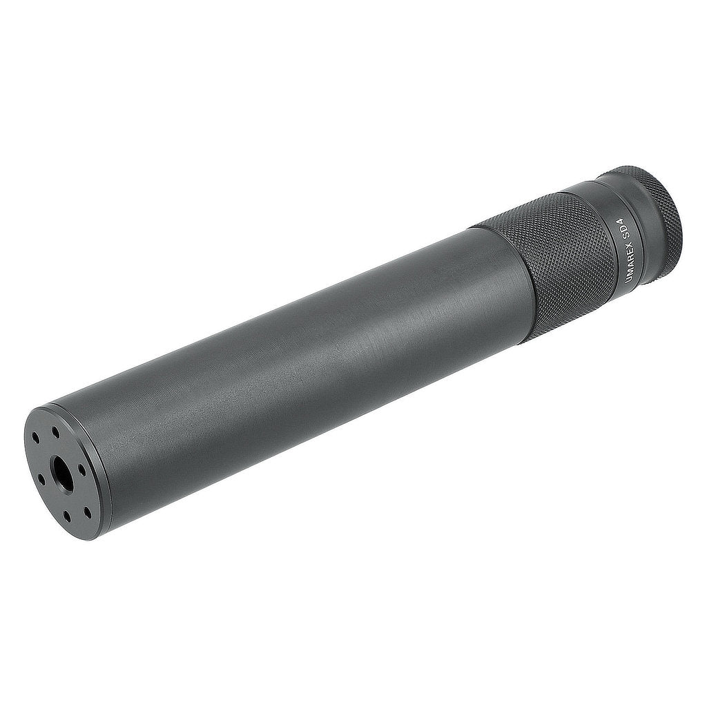 Umarex Schalldämpfer SD4 für Luftdruckwaffen 4,5mm und 5,5mm - 14mm CCW & 1/2" UNF