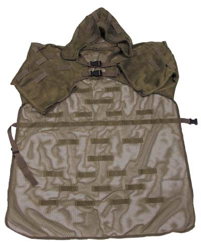 Netzmantel Olivgrün