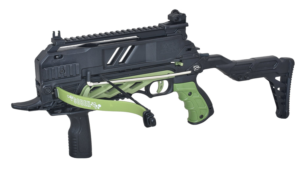 Pistolenarmbrust SOBEK | 7-Bolzen Magazin | 80 lbs | grün