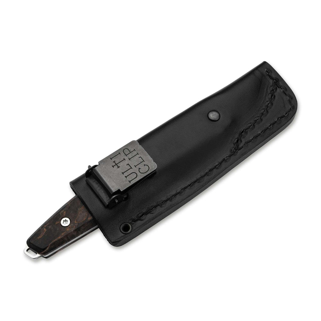 Böker AK1 Droppoint MagnaCut Maserbirke Black | EDC Messer