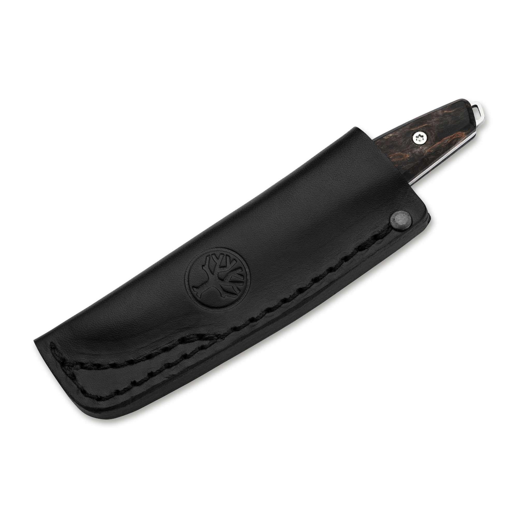 Böker AK1 Droppoint MagnaCut Maserbirke Black | EDC Messer