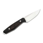 Böker AK1 Droppoint MagnaCut Maserbirke Black | EDC Messer
