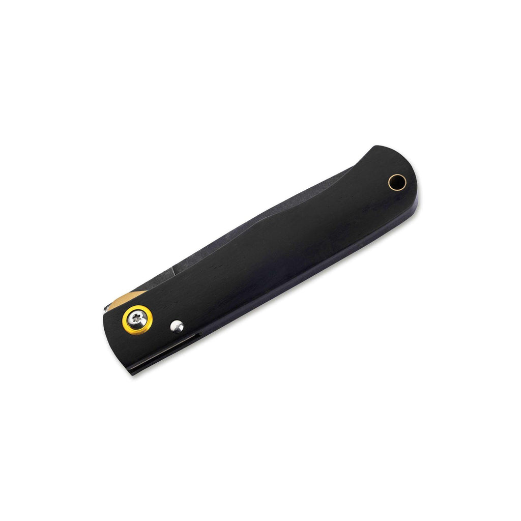 Böker Plus Rusticus All Black | Taschenmesser mit Ebenholzgriff