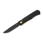 Böker Plus Rusticus Medium All Black | Taschenmesser mit Ebenholzgriff