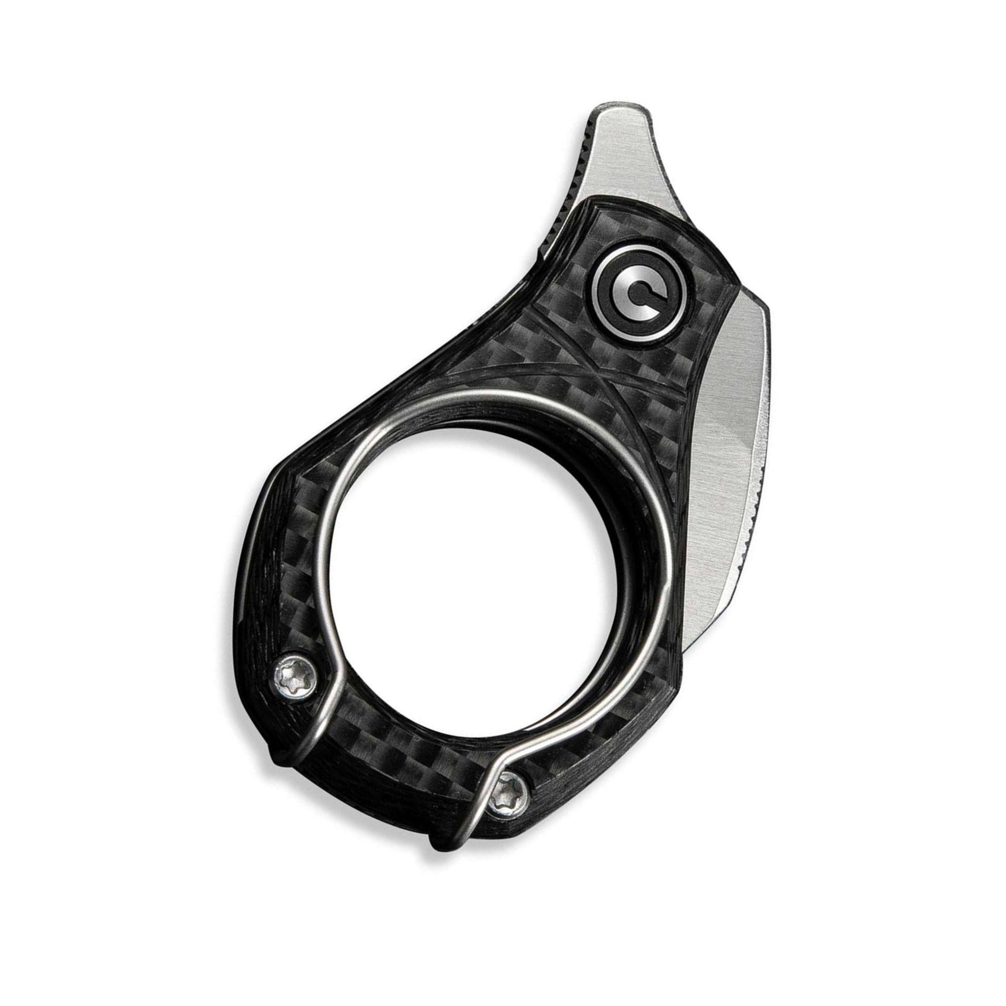 CIVIVI Pyrus 14C28N CF – Kompaktes Fingermesser mit Carbon-Griff