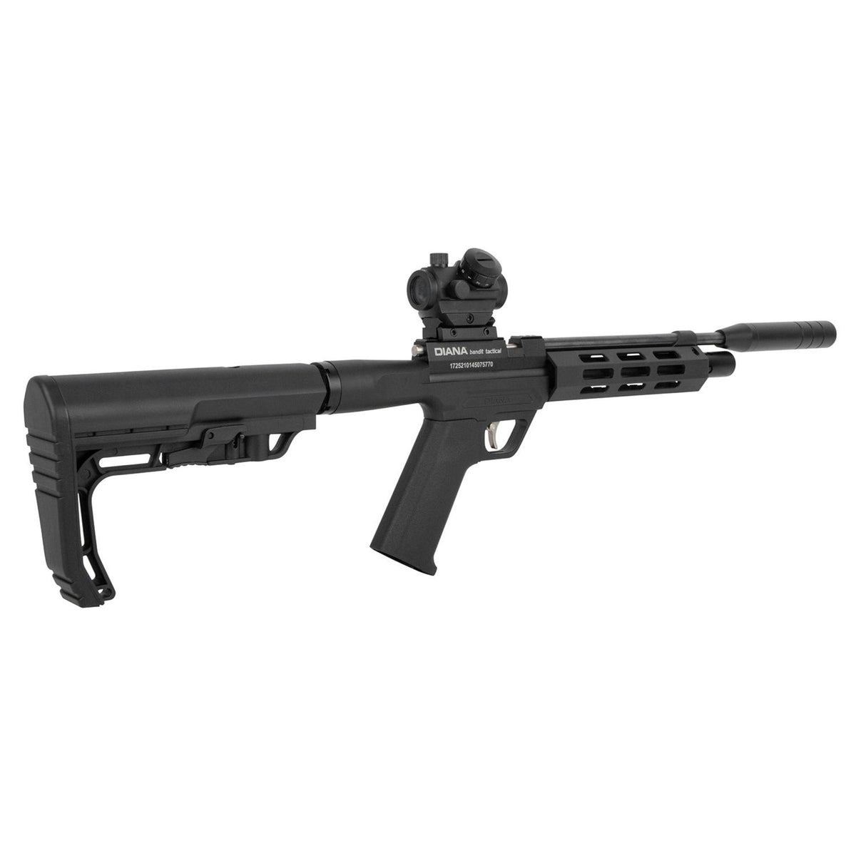 DIANA Bandit Tactical 4,5 mm PCP-Pressluftpistole inkl. Reddot