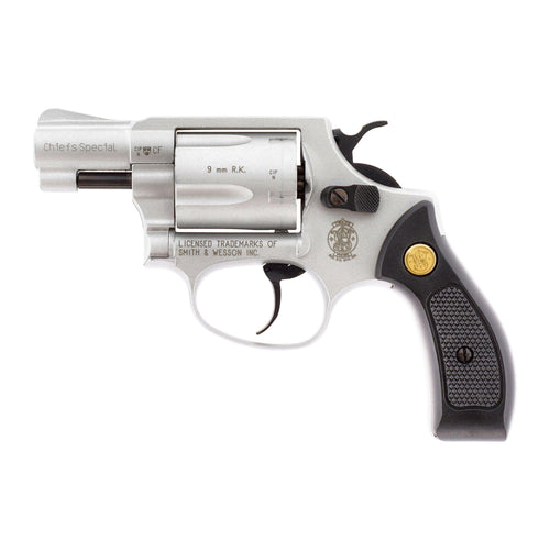 Smith & Wesson Chiefs Special Schreckschuss Revolver Vernickelt 9mm RK
