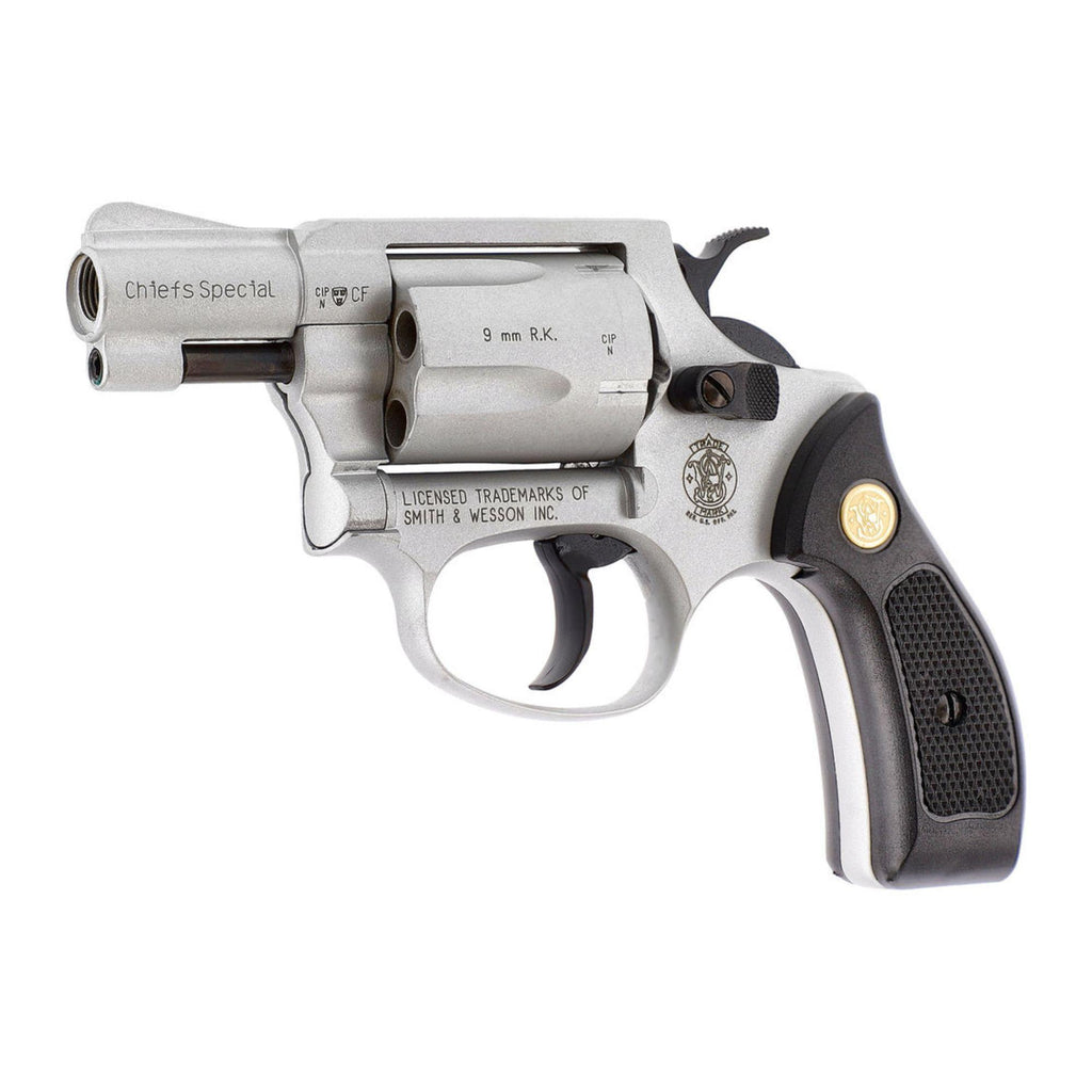 Smith & Wesson Chiefs Special Schreckschuss Revolver Vernickelt 9mm RK