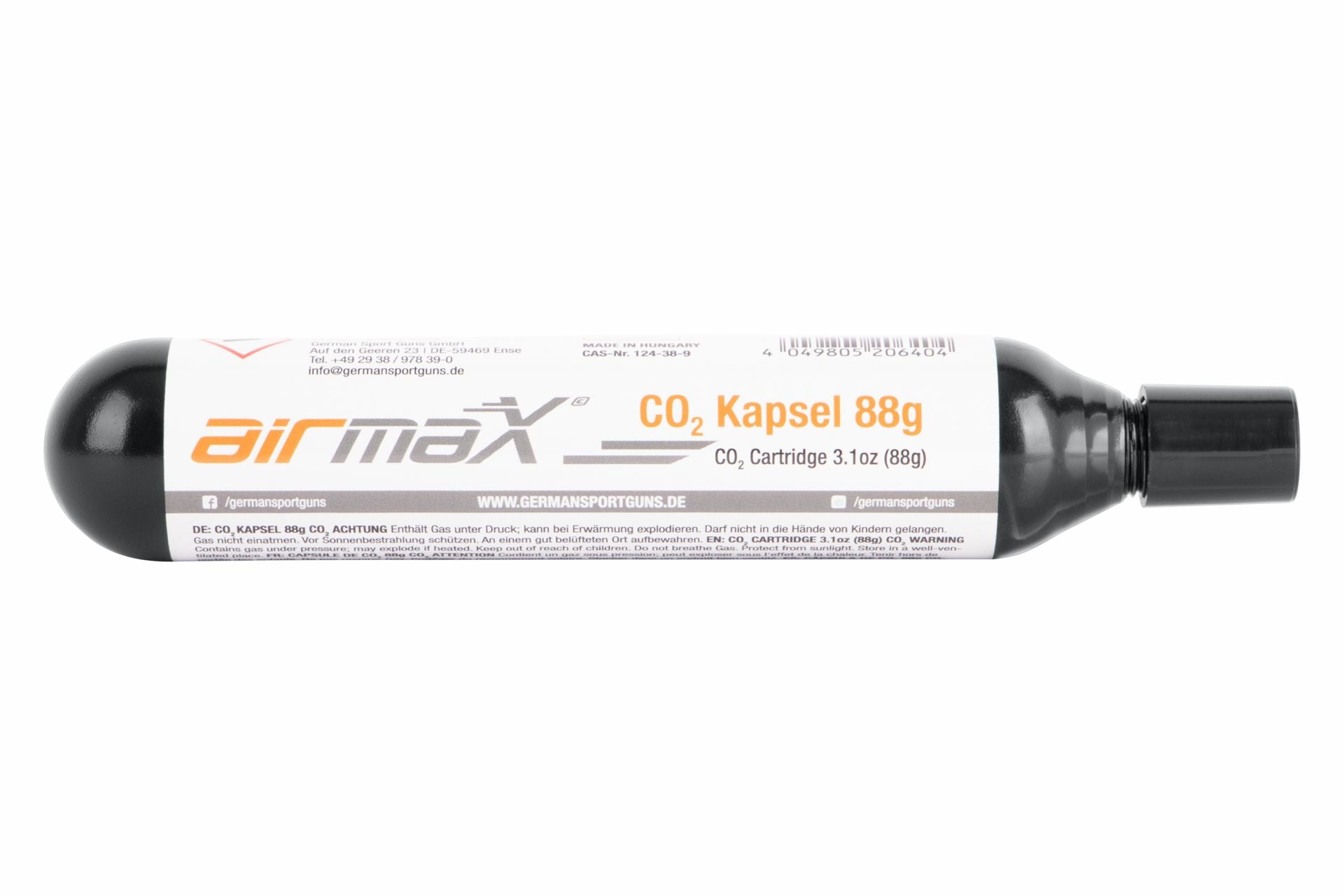airmax AirSource CO2 Kapsel 88g