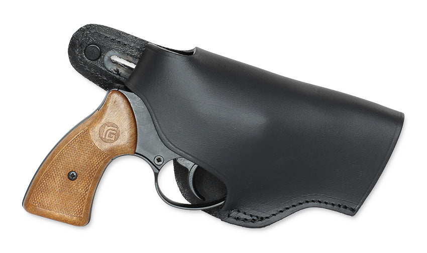 Gürtelholster Leder für 3 Zoll Revolver Röhm RG89 & Zoraki R1