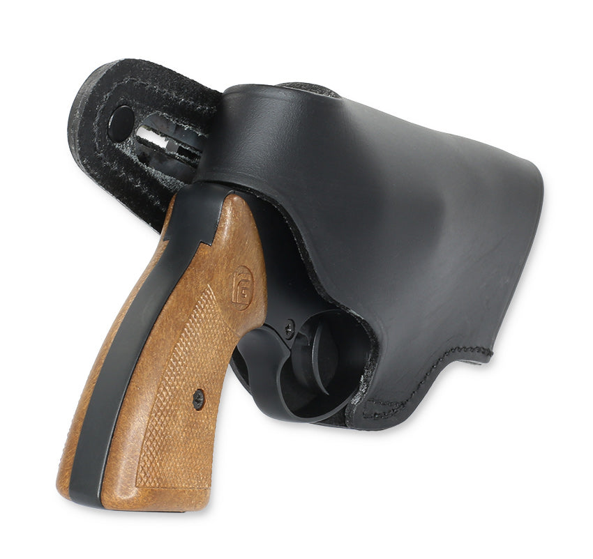 Gürtelholster Leder für 3 Zoll Revolver Röhm RG89 & Zoraki R1