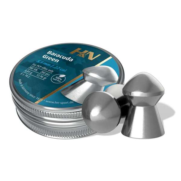 H&N Baracuda Green Diabolos 5,5mm