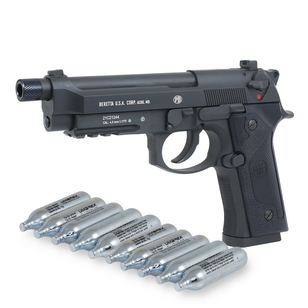 Beretta M9 A3 Vollmetall CO2 Blowback Luftpistole 4,5mm schwarz