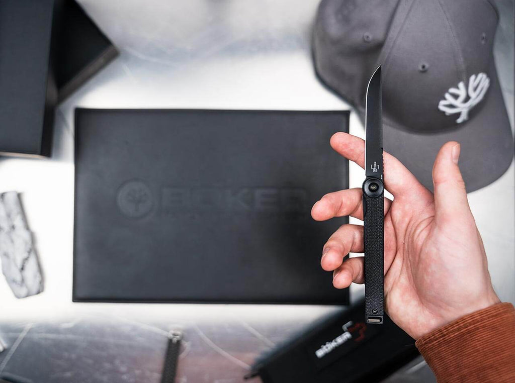 Böker Plus Kaizen All Black Gentleman Messer S35VN