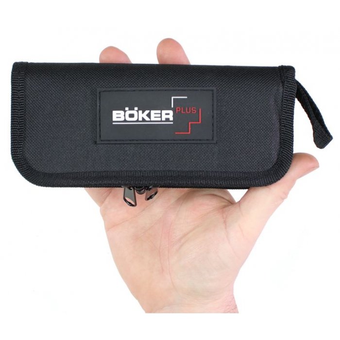 Böker Plus Kaizen Green Canvas Micarta Taschenmesser