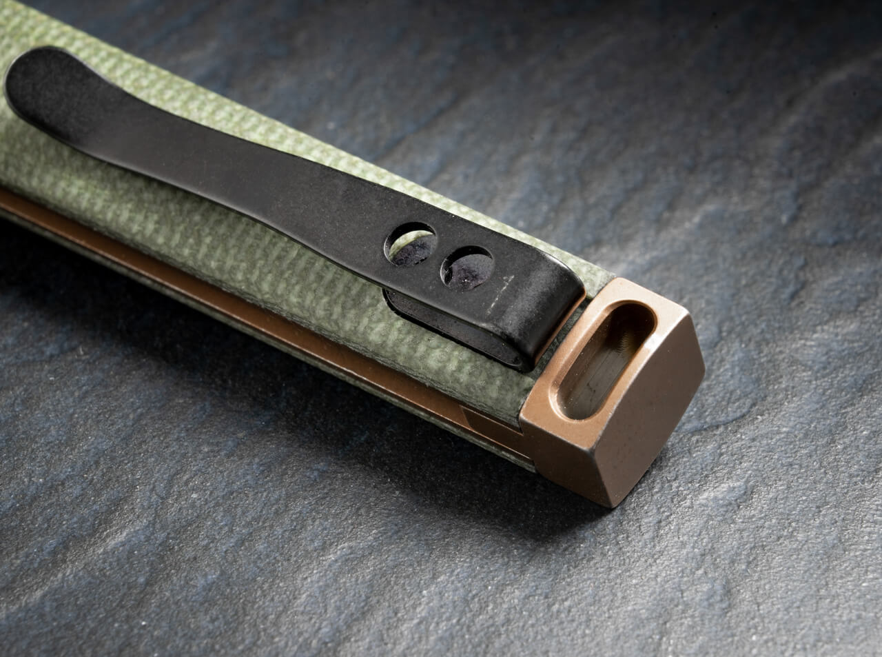 Böker Plus Kaizen Green Canvas Micarta Taschenmesser