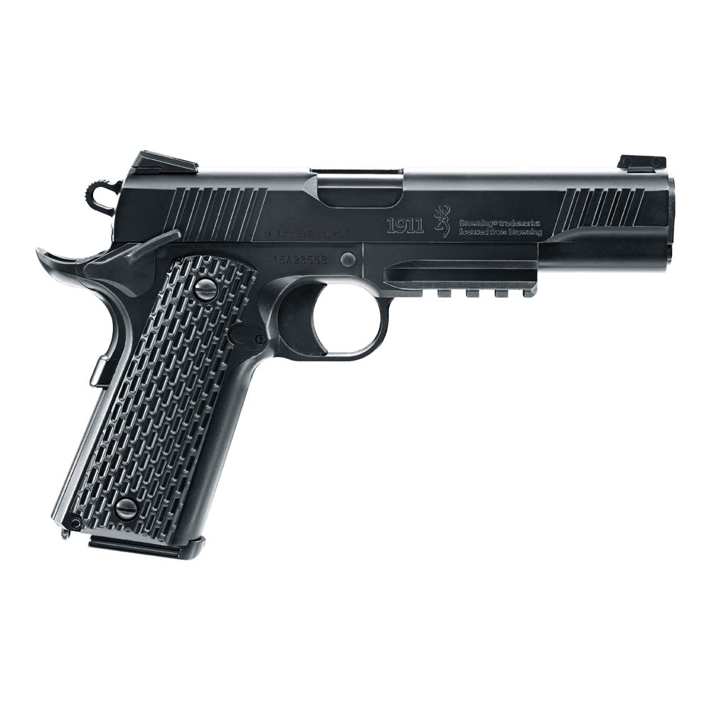 Browning 1911 HME mit Metallschlitten Federdruck Airsoft 6mm < 0,5 J