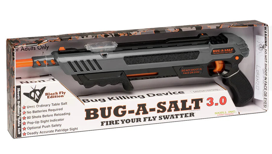 Bug-A-Salt Black Fly taktische Pump-Action Fliegenklatsche